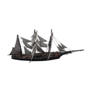 Maquette de bateau art populaire