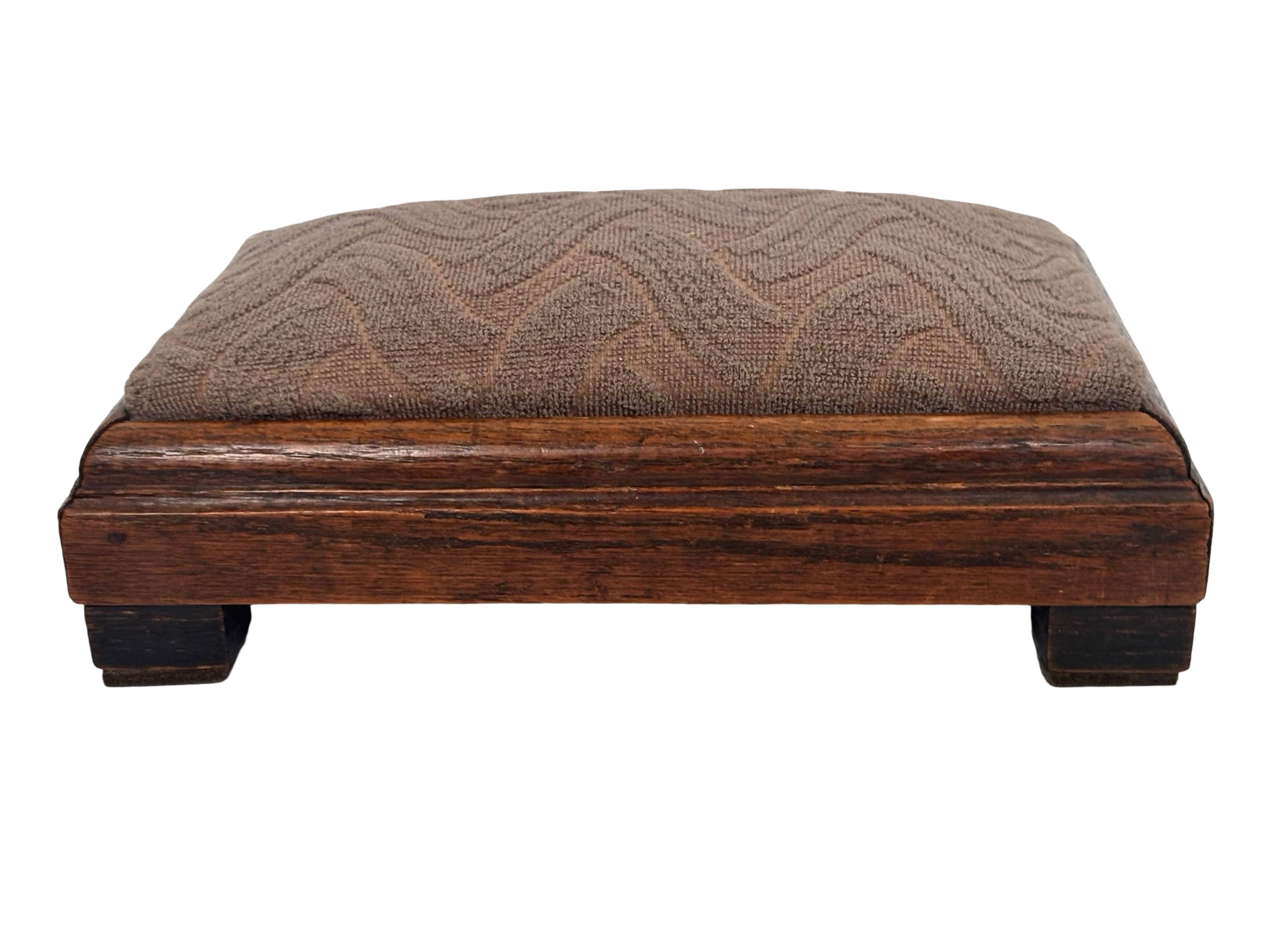 Pouf Art Déco repose-pieds design minimaliste des années 30