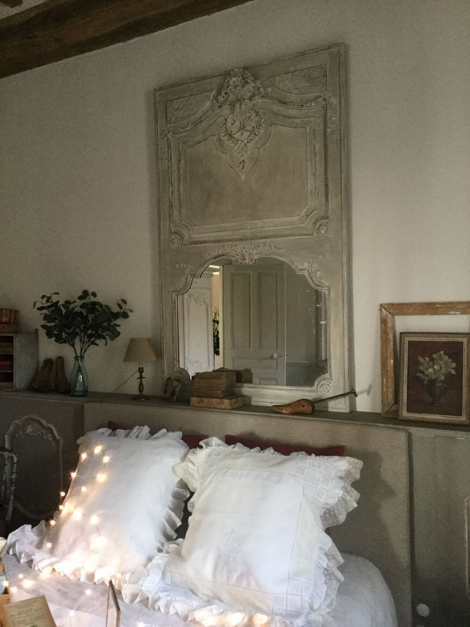 Trumeau in oak - 175x110cm