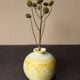 Vase en céramique jaune par Aldo Londi pour Bitossi, Italie, 1960