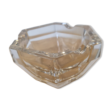 Bohemian crystal ashtray from 1970