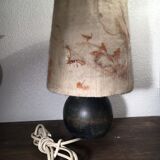 Lamp Vintage silk and twigs