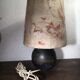 Lamp Vintage silk and twigs