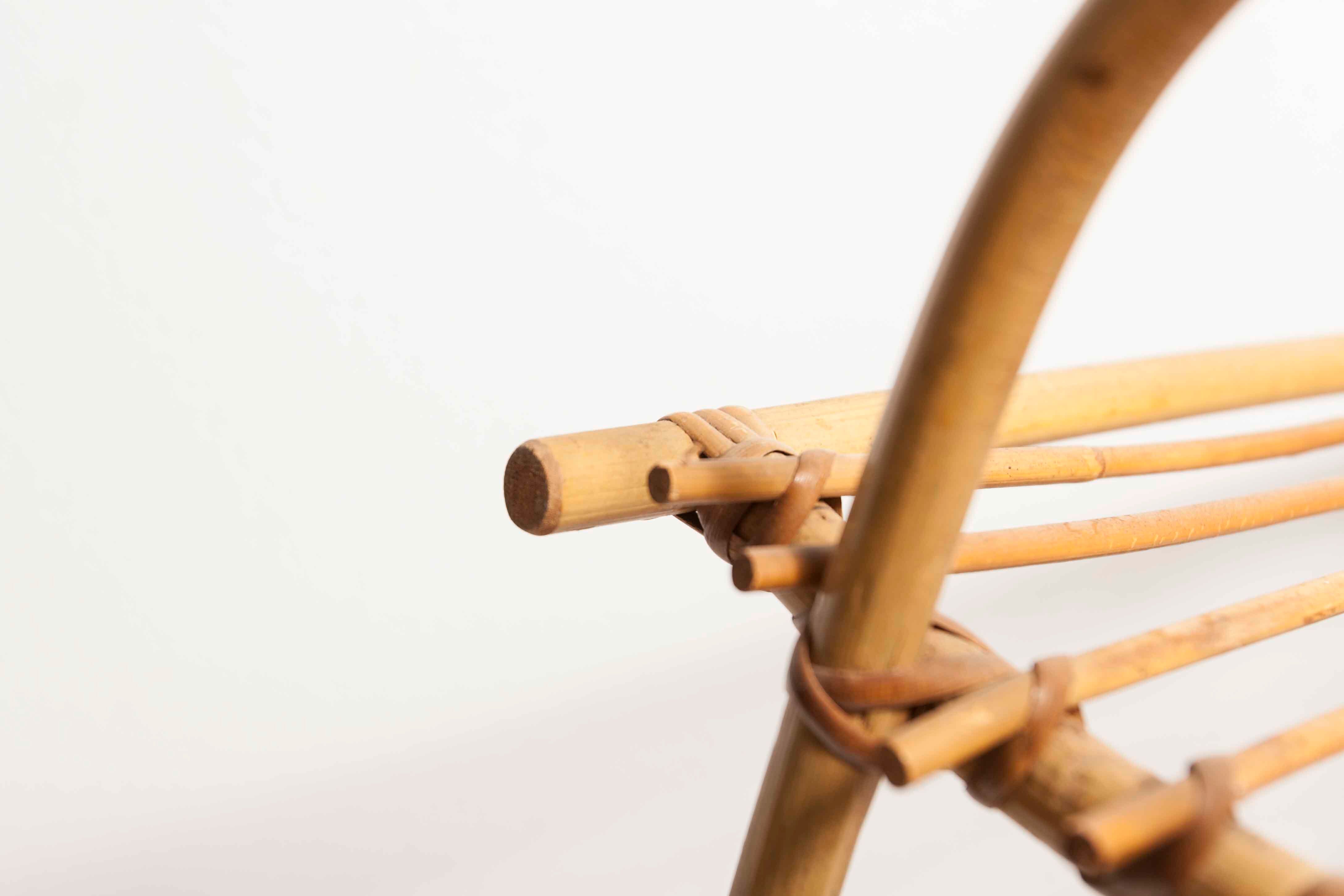 Bamboo magazine holder 1960