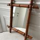 Wooden barber mirror Bamboo style 20-30s