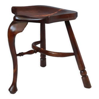 Vintage saddle seat stool, 1970s