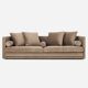 Sofa MALMO brown velour, Scandinavian design