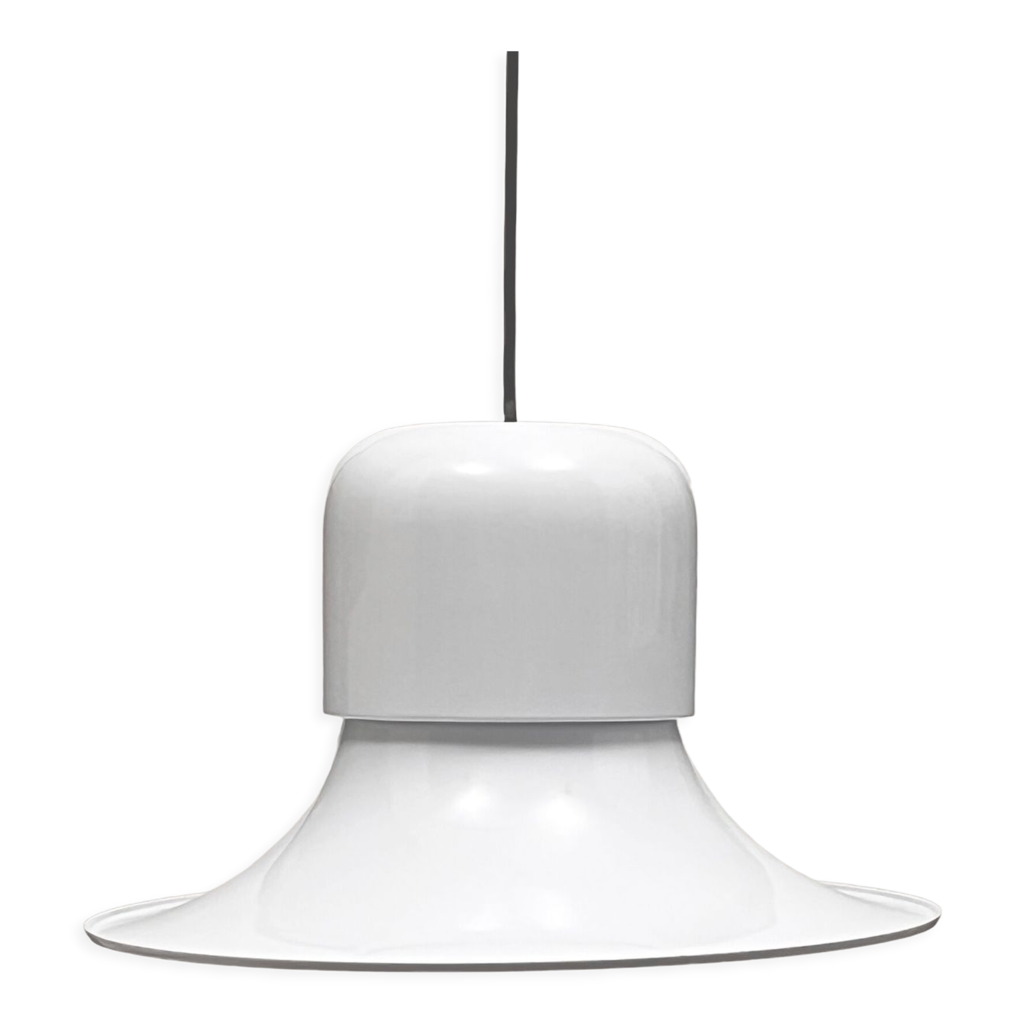 Pendant lamp model "the hat" design Joe Colombo, edited by Stilnovo 1969