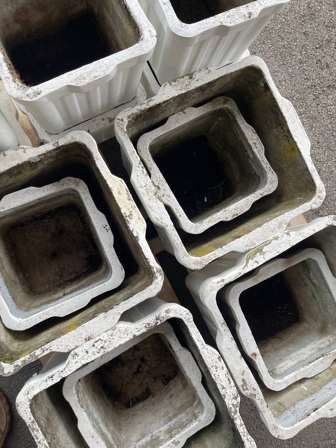 Élo France Square Planter / Flower Box - 1960'