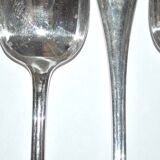 CHRISTOFLE Series of 6 teaspoons dessert silver metal model Pompadour 13cm