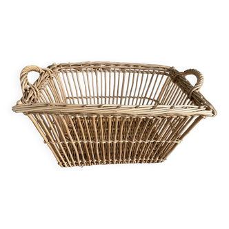 Old rattan basket