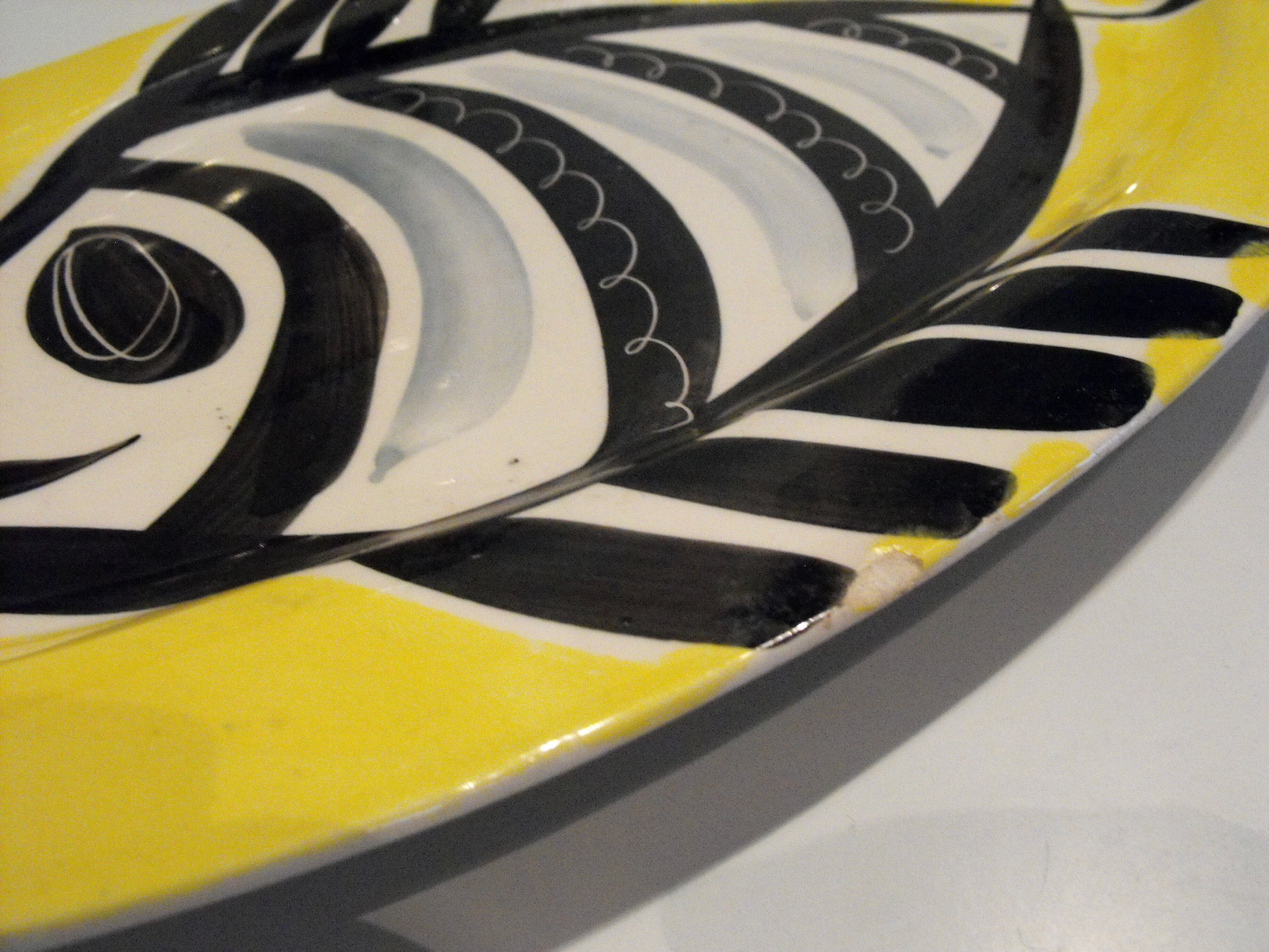 Ceramic dish by Jacques Pouchain