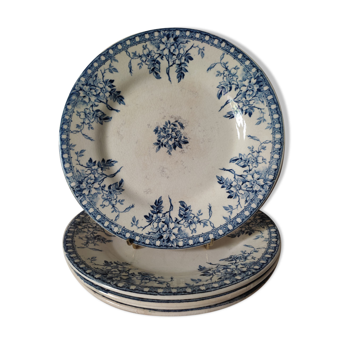 Set of 5 gien plates Terre de Fer
