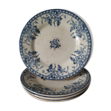 Set of 5 gien plates Terre de Fer
