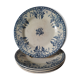Set de 5 assiettes terre de fer Gien