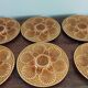 Set of 6 plates and an oyster dish Longchamp.