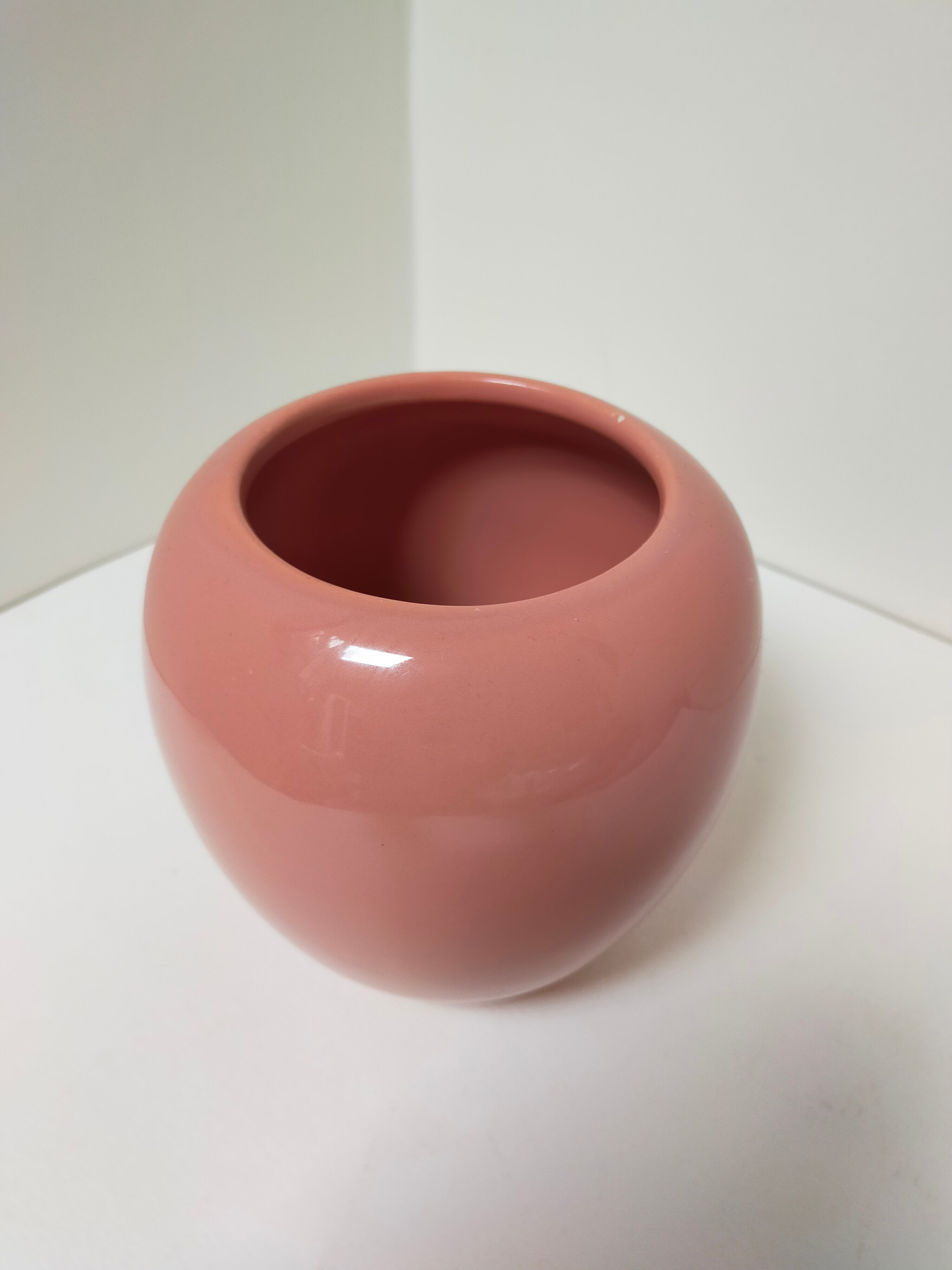 Pink ceramic vase