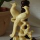 Vintage onyx birds bedside lamp