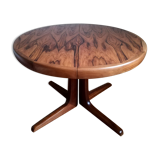 Central-footed rosewood round table