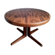 Central-footed rosewood round table