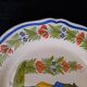 Old Plate HR Quimper Sonneur Player of Bombarde Hand Painted 24cm