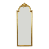 French Wall Mirror Hall Mirror Gold Plated Classic Acanthus Crown 93cm