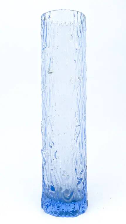 Vase moderne du milieu du siècle, en verre pressé, Tchécoslovaquie, années 1960