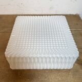 Vintage Wall Or Ceiling Light with Milk Glass, 1970s