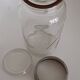 Bocal "mon jardin" en verre et aluminium