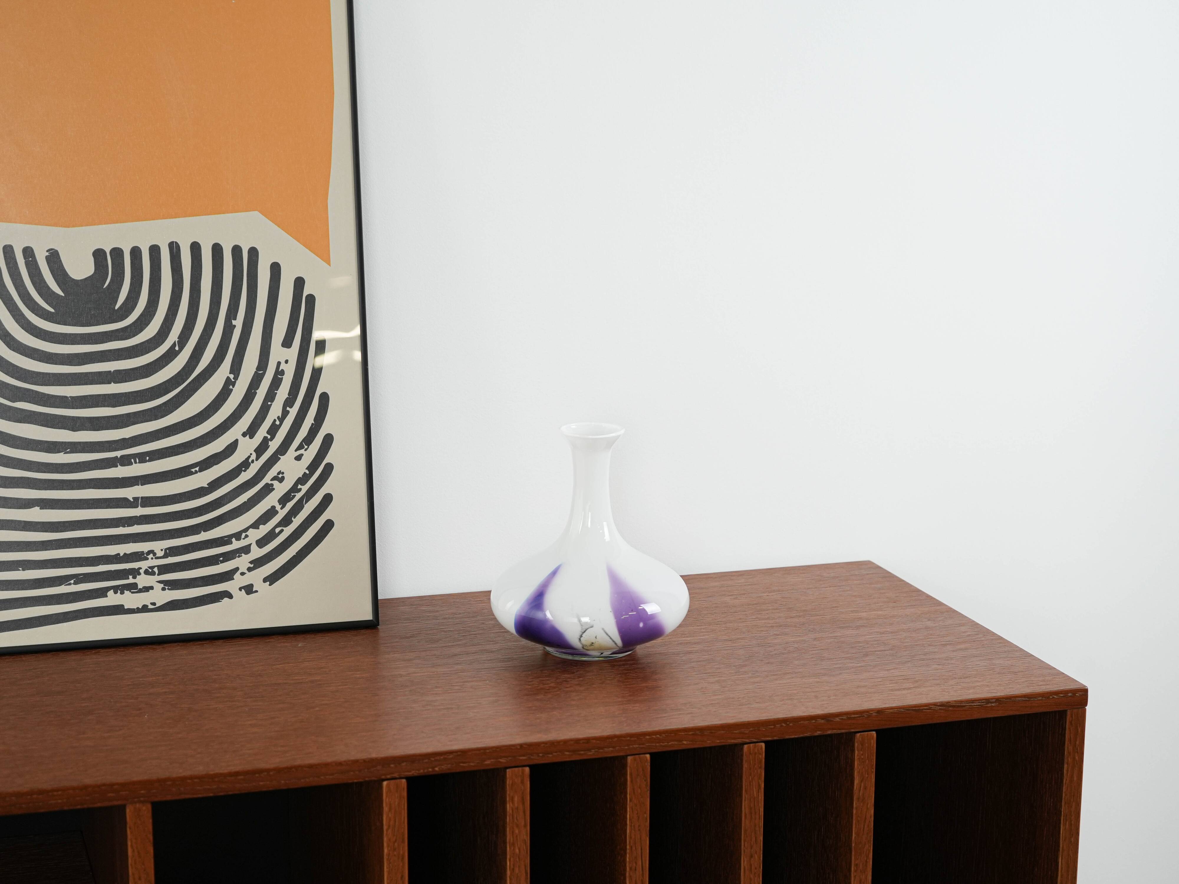 Glass vase, International Collection, 1970s, manufactured by Zieher