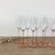 Champagne flutes Luminarc pied rose