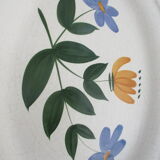 Oval marsh pottery dish