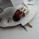 ARTEMIDE 1980 oval design wall light by Patrick Jouin orange/white 1