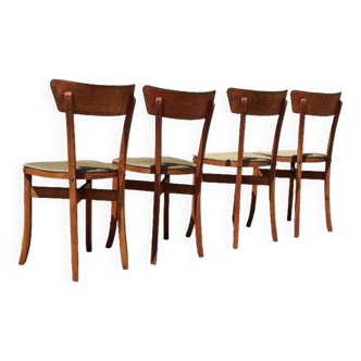 Set of 4 chairs bistros velvet khaki