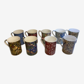 8 William Morris mugs
