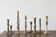 Vintage Brass Candlesticks, 1960s, Set of 8