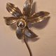 Brass organically shaped double ceiling or wall lights, 1970s