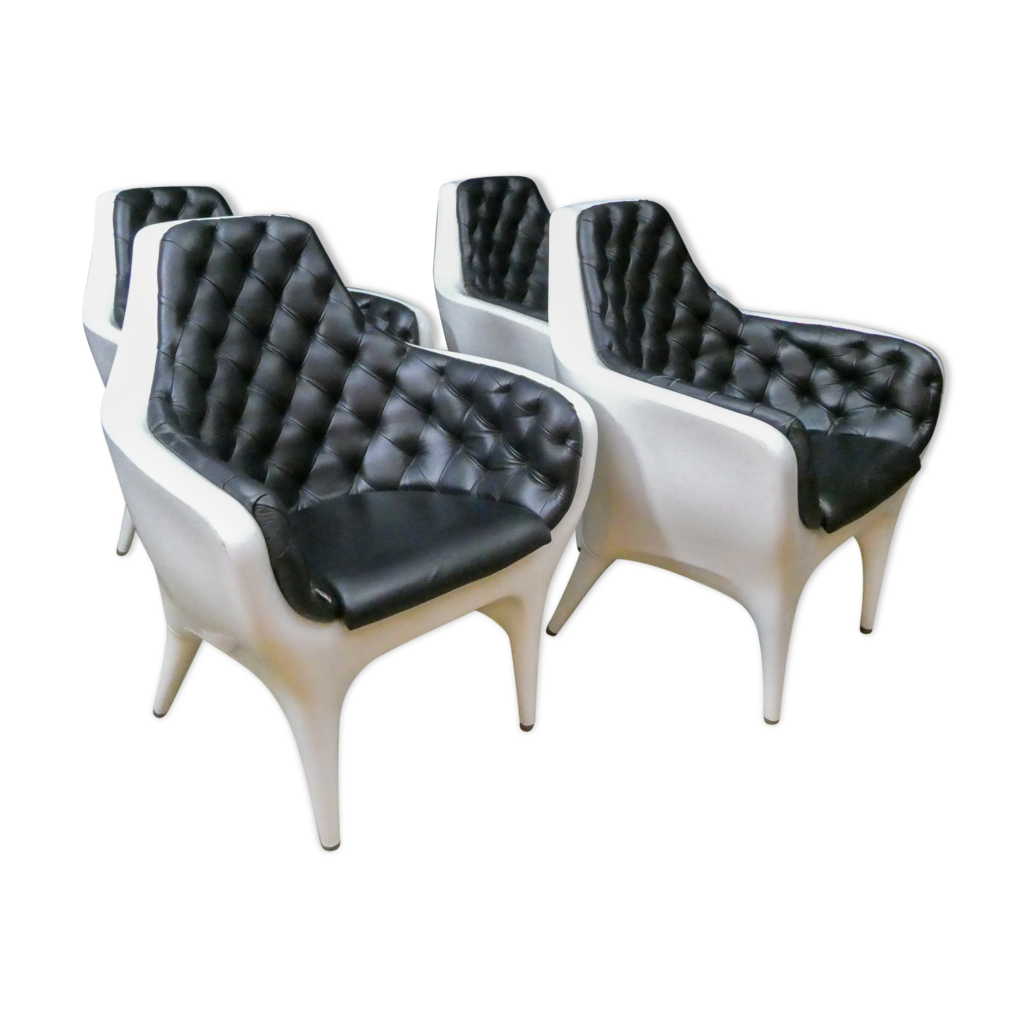 Set of 4 dining room chairs 'Showtime' by Jaime Hayon, Spain