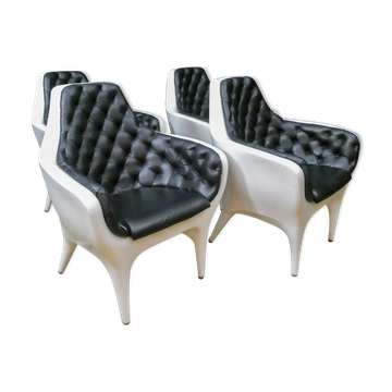 Set of 4 dining room chairs 'Showtime' by Jaime Hayon, Spain
