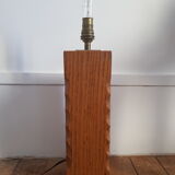 Wooden lamp foot