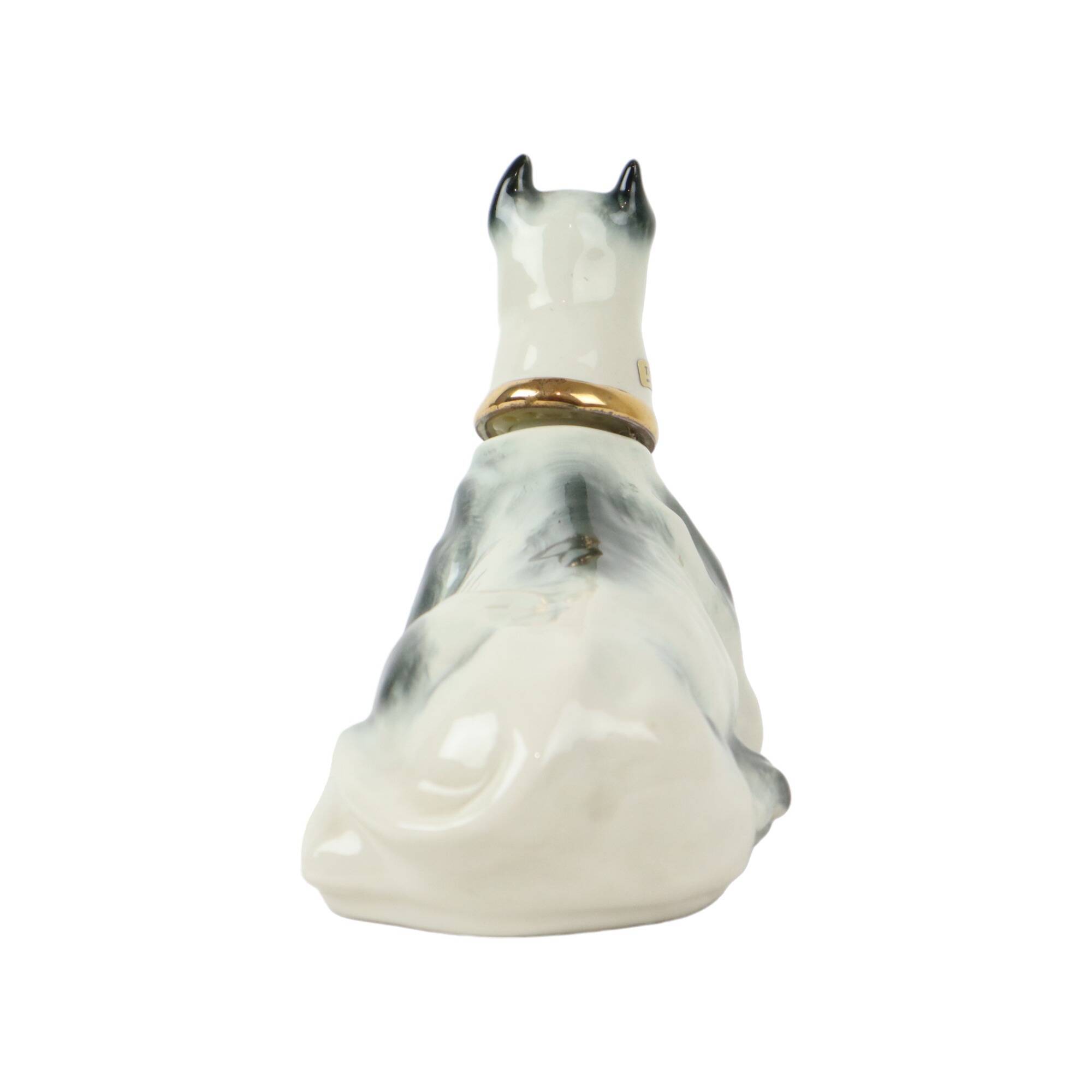 Beautiful Vintage Danish Dog Carafe James Beam Distilling Porcelain 1976