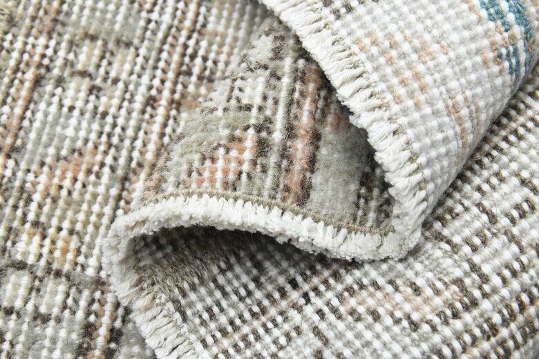 Vintage Oushak runner rug, staircase decoration 64x273.