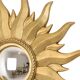 Vintage Gold Sunburst Convex Mirror 54cm