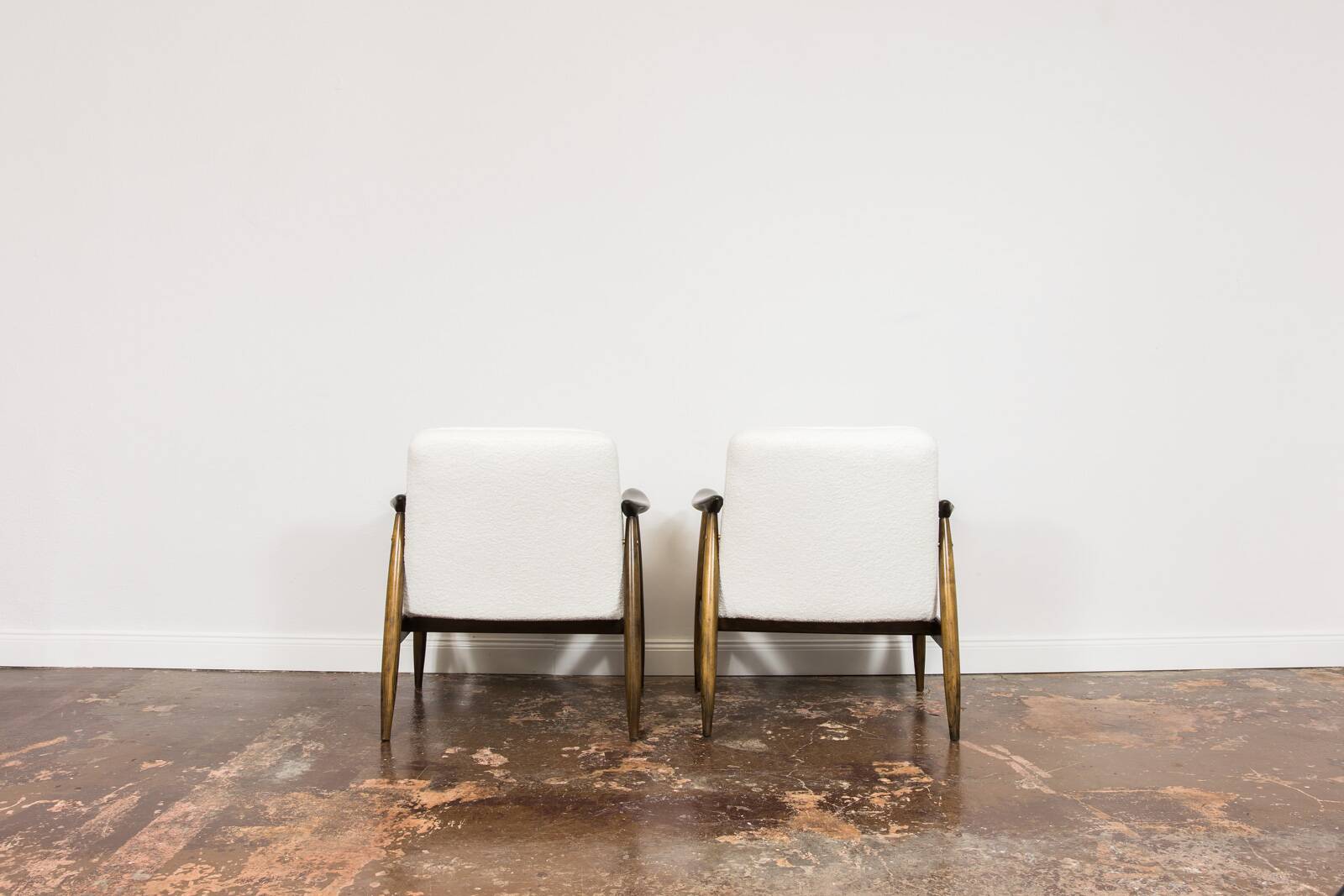 Pair of GFM 87 Armchairs Juliusz Kędziorek for Gościcińskie Furniture Fabryki, 1960s