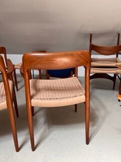 Paire de fauteuils de Niels O. Møller, J.L. Moller, Modèle 56, Danemark, années 1950