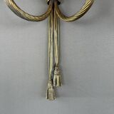 Paire d’appliques murales en bronze doré de style louis xvi, xxe siècle