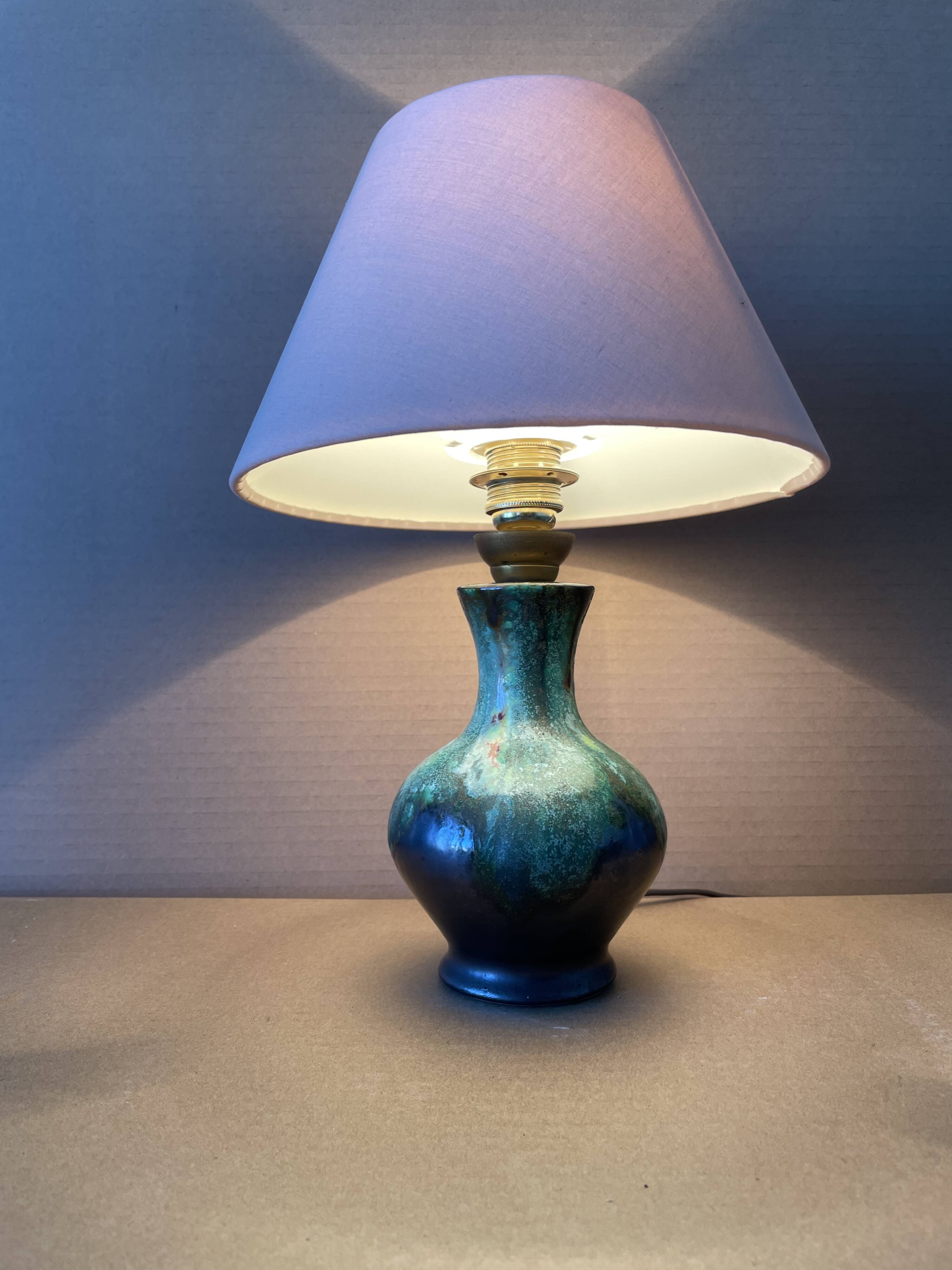 Old ceramic lamp