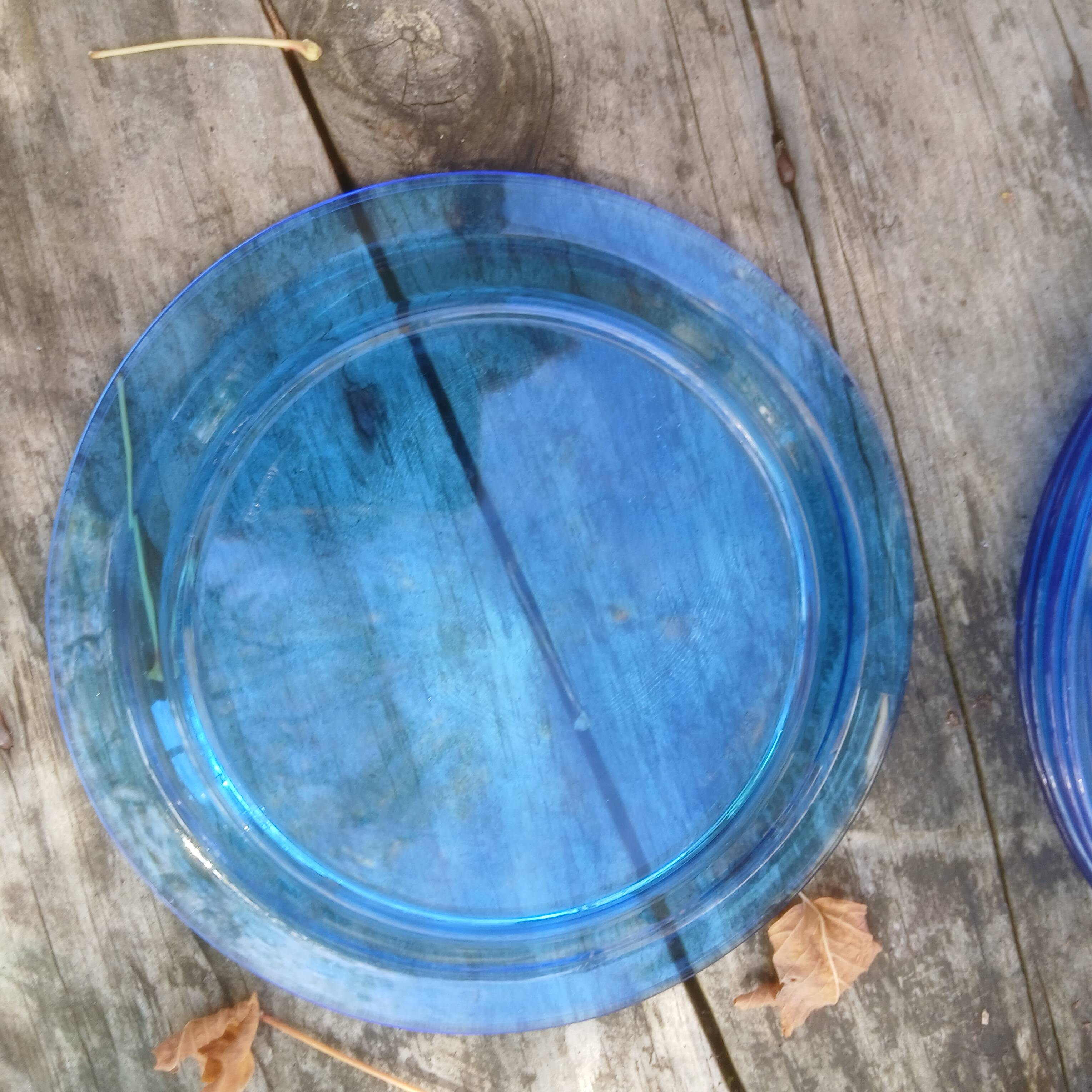 5 assiettes à dessert Véreco vintage