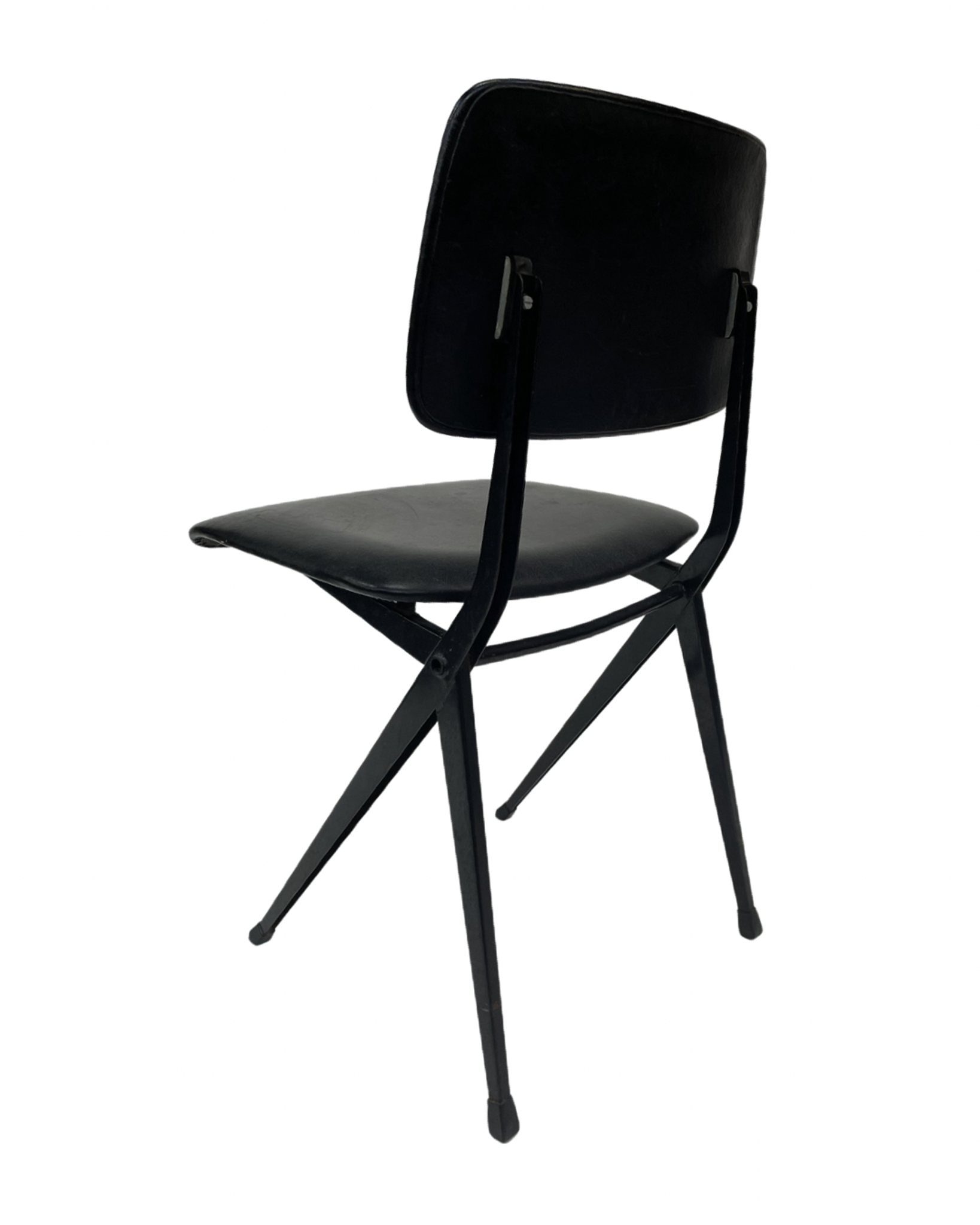 Mid Century Spin Chair 102 Ynske Kooistra for Marko Holland in Black