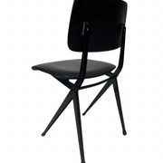 Mid Century Spin Chair 102 Ynske Kooistra for Marko Holland in Black